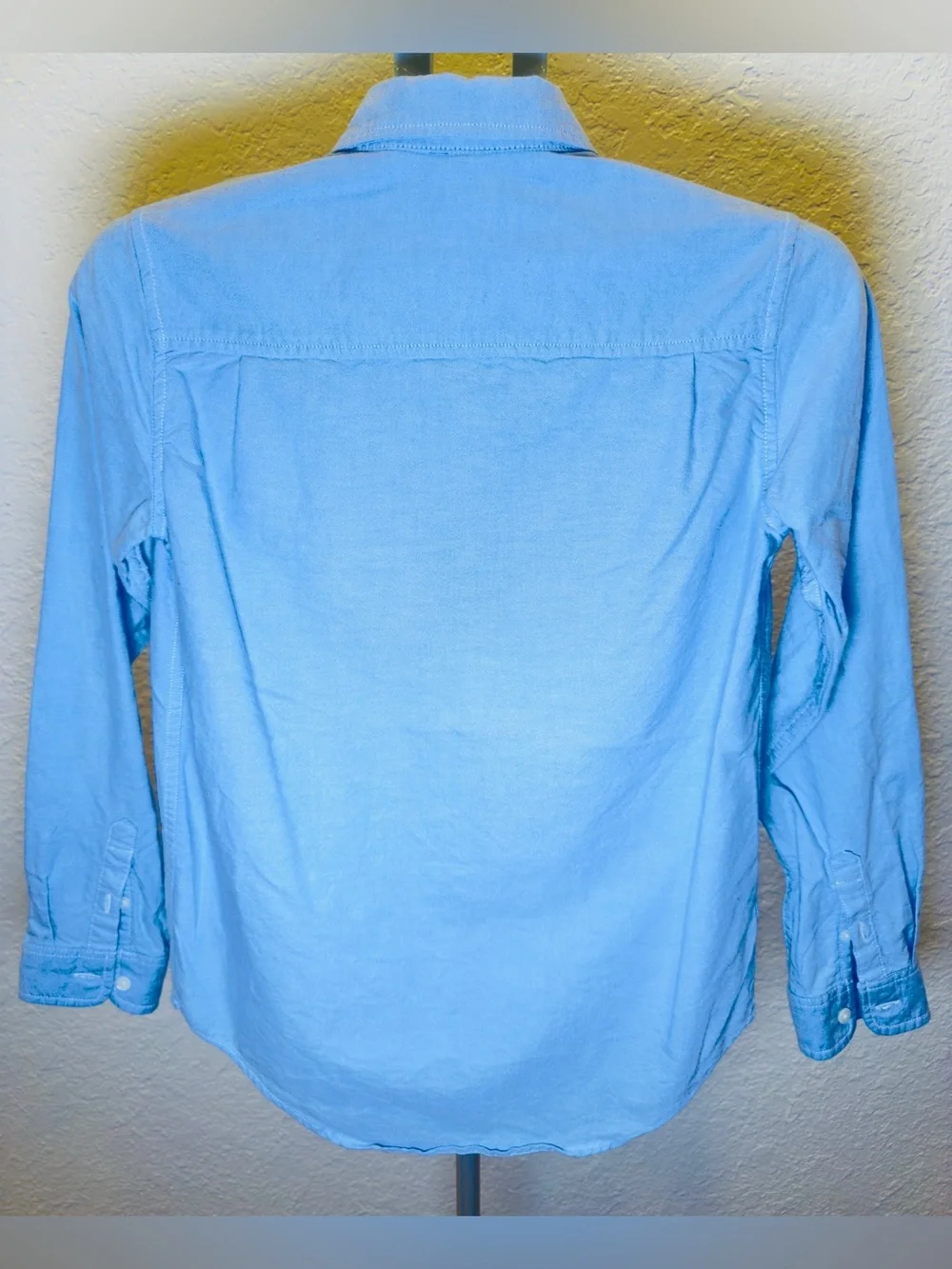 Children’s place Boys Uniform Oxford Button Down Shirt Light Blue size 14 XL - Picture 5 of 8